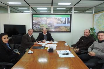 Prefeito Artur Ludwig esteve em reunião com o Secretário Estadual de Obras do RS