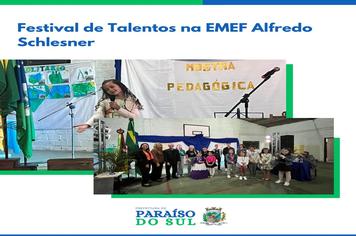 Festival de Talentos na EMEF Alfredo Schlesner