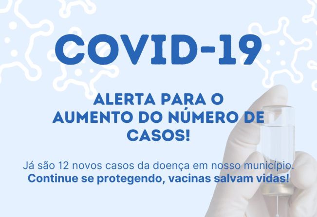 Comunicado: alerta para o aumento do número de casos da Covid-19