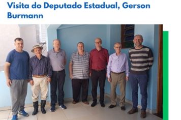 Visita do Deputado Estadual Gerson Burmann