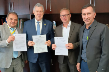 No segundo dia de agenda na capital federal, Brittes visita gabinetes de deputados e senadores 