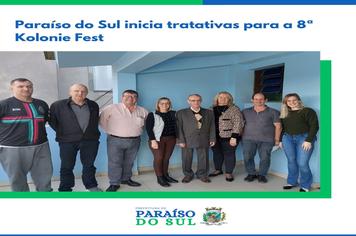 Paraíso do Sul inicia tratativas para a 8º Kolonie Fest