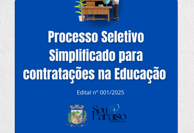 Processo Seletivo Simplificado para Educação 