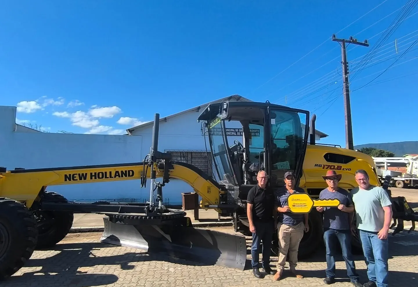 Nova patrola reforça frota e amplia capacidade de obras em Paraíso do Sul