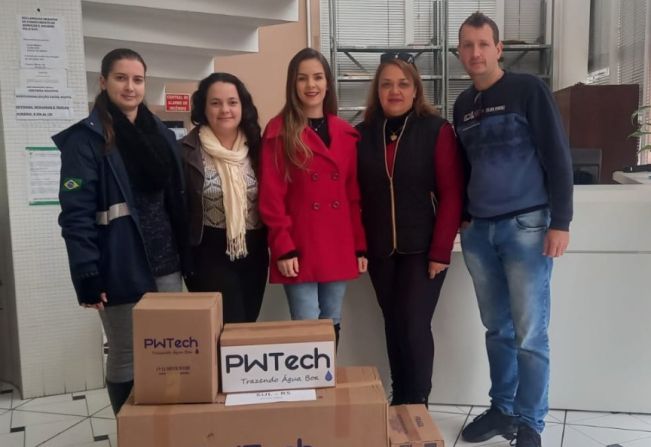 Purificador PW Tech recebido através do Governo Federal e 4º CRS