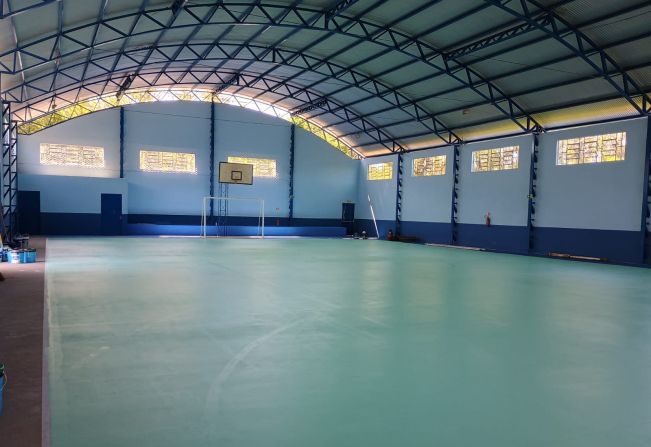 Ginásio da Escola Municipal Aldo Rohde Passa por Modificação e Modernização com Recursos Federais e Municipais