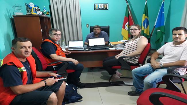 Coordenador Regional da Defesa Civil visita o Município de Paraíso do Sul