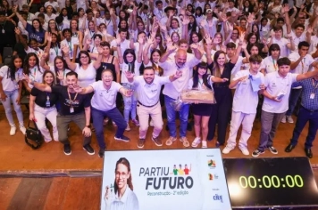Jovens de Paraíso do Sul participam de encontro do Partiu Futuro Reconstrução em Santa Maria